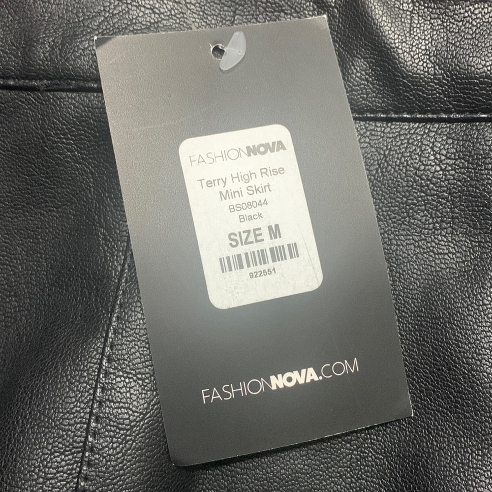 Fashion Nova Terry High Rise Mini Skirt